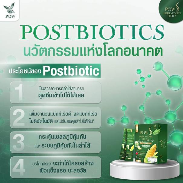 POW S Fiber พาว เอสไฟเบอร์ มัตติไฟเบอร์ผงผักและผลไม้ #9