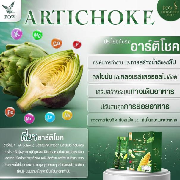 POW พาว เอสไฟเบอร์ มัตติไฟเบอร์ผงผักและผลไม้ 14 ชนิด-8